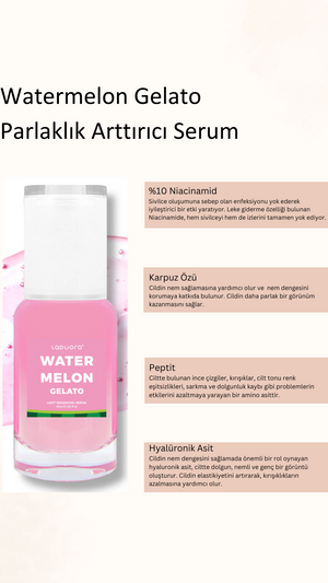 LADUORA WATERMELON GELATO PARLAKLIK ARTTIRICI SERUM 45 ML.